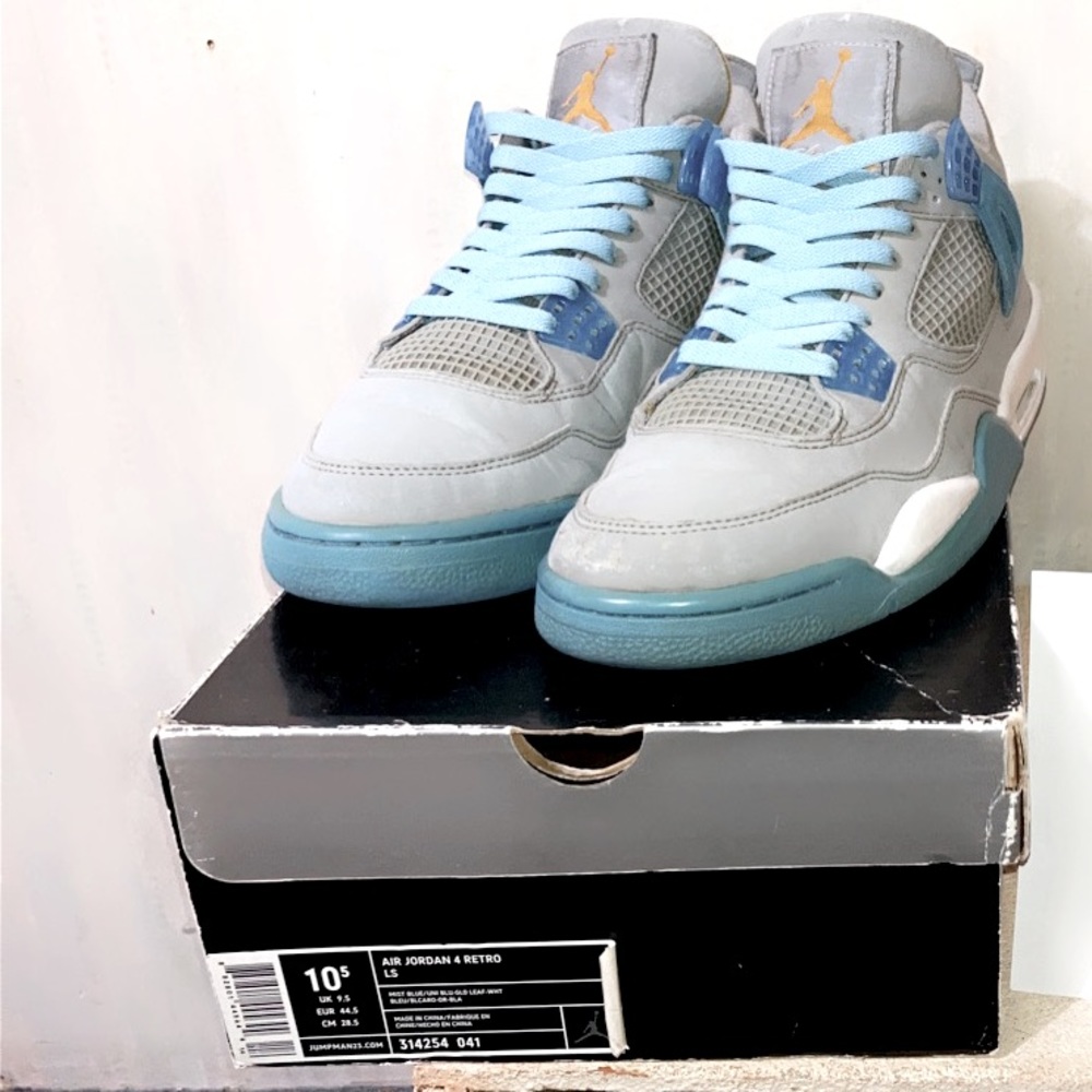 Jordan 4 retro mist blue